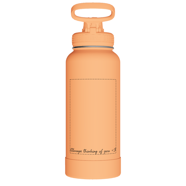 Actives Water Bottle With Spout Lid - customized