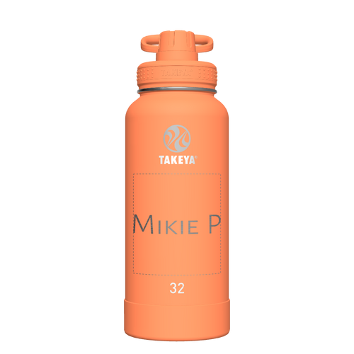 Actives Water Bottle With Spout Lid - customized