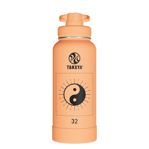 Actives Water Bottle With Spout Lid - customized