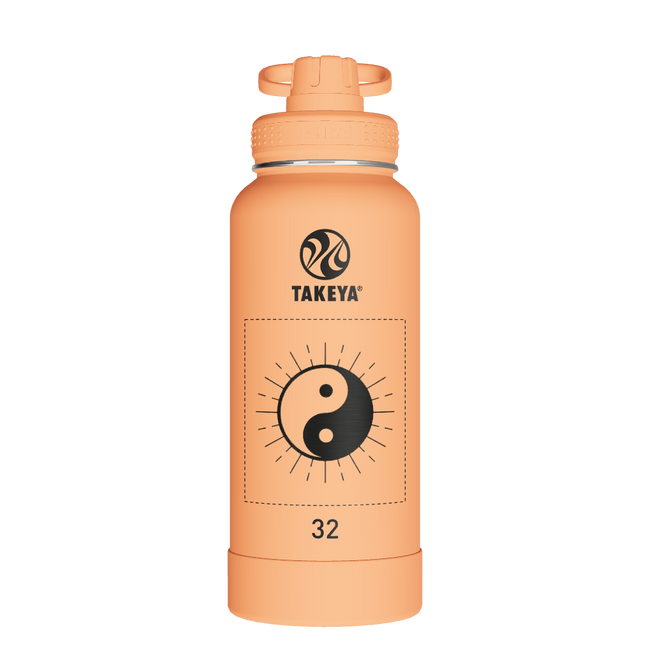 Actives Water Bottle With Spout Lid - customized
