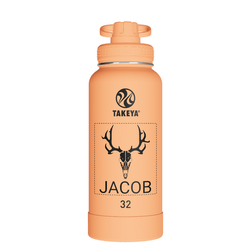 Actives Water Bottle With Spout Lid - customized