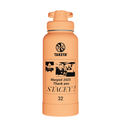 Actives Water Bottle With Spout Lid - customized