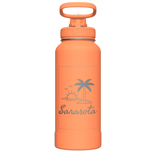 Actives Water Bottle With Spout Lid - customized