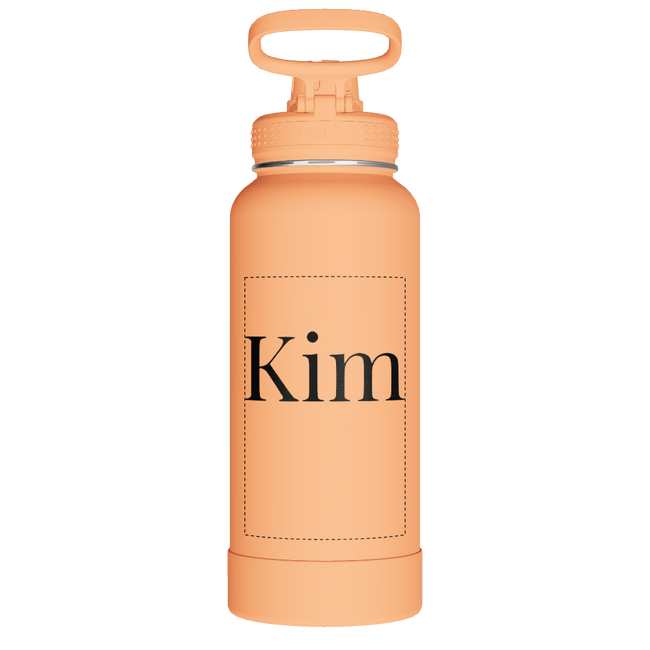 Actives Water Bottle With Spout Lid - customized