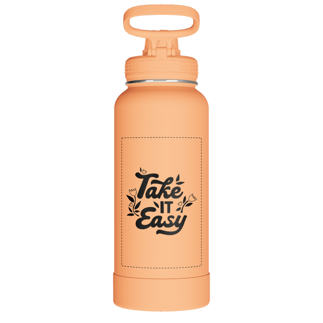 Actives Water Bottle With Spout Lid - customized