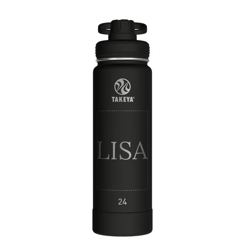 Actives Water Bottle With Spout Lid - customized