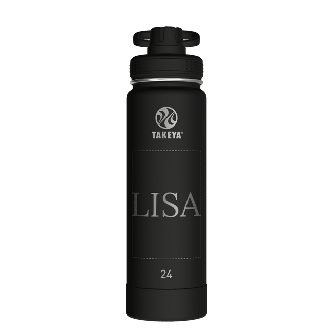 Actives Water Bottle With Spout Lid - customized
