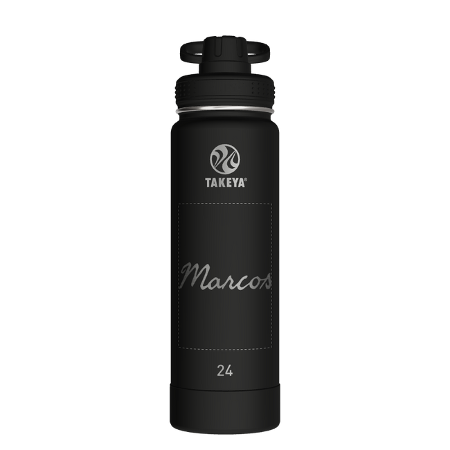 Actives Water Bottle With Spout Lid - customized