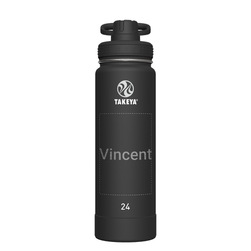 Actives Water Bottle With Spout Lid - customized