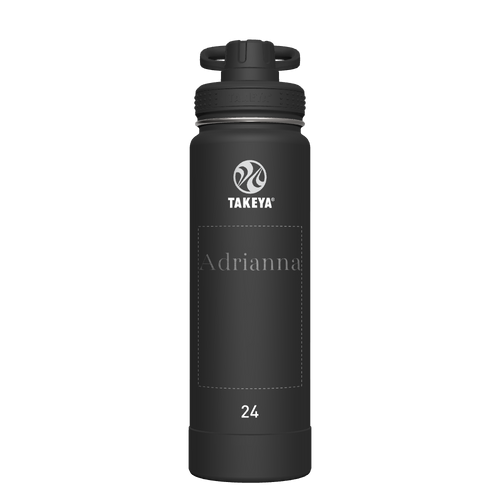 Actives Water Bottle With Spout Lid - customized