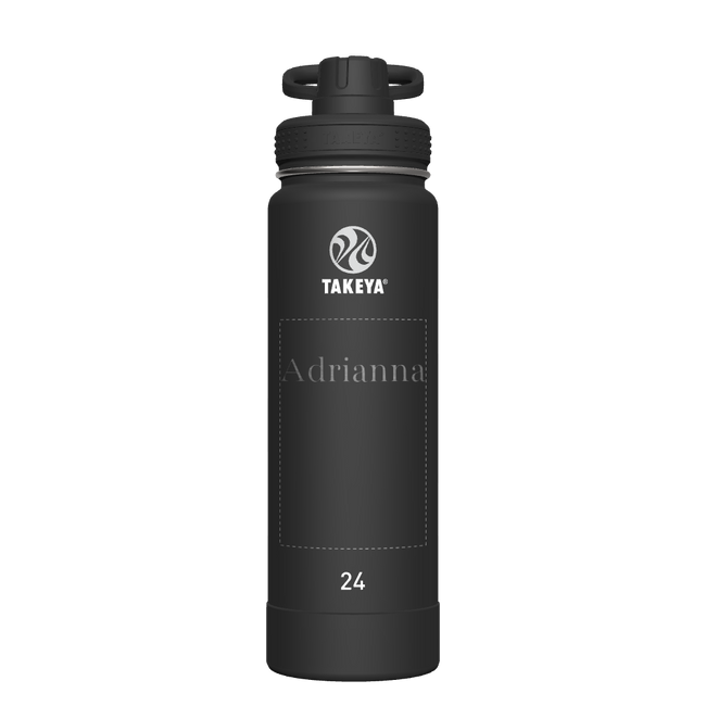 Actives Water Bottle With Spout Lid - customized