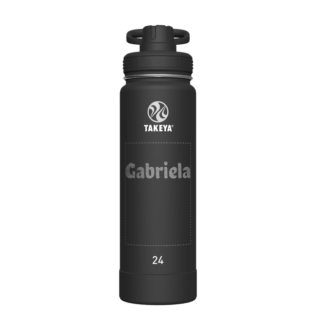 Actives Water Bottle With Spout Lid - customized