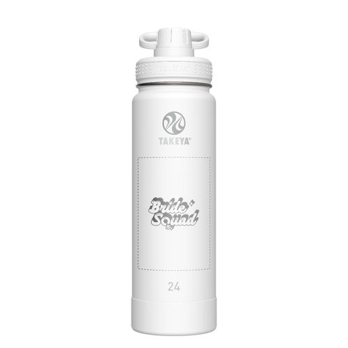 Actives Water Bottle With Spout Lid - customized