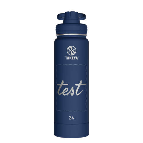 Actives Water Bottle With Spout Lid - customized