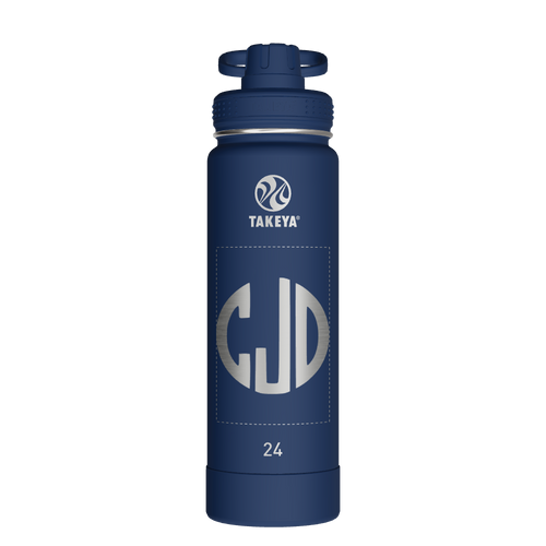 Actives Water Bottle With Spout Lid - customized