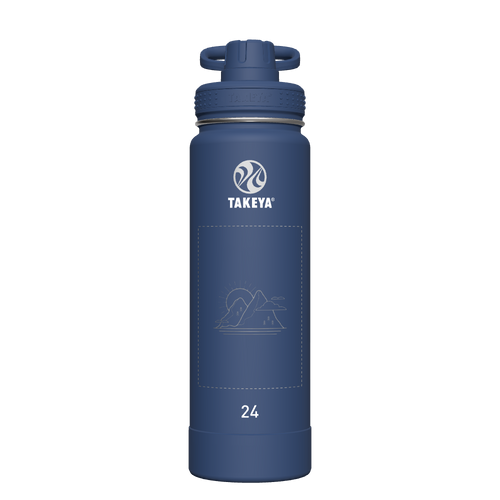 Actives Water Bottle With Spout Lid - customized