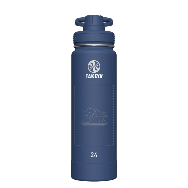 Actives Water Bottle With Spout Lid - customized