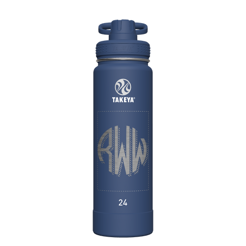Actives Water Bottle With Spout Lid - customized