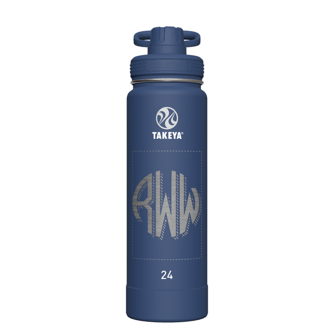 Actives Water Bottle With Spout Lid - customized