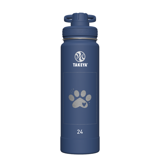 Actives Water Bottle With Spout Lid - customized