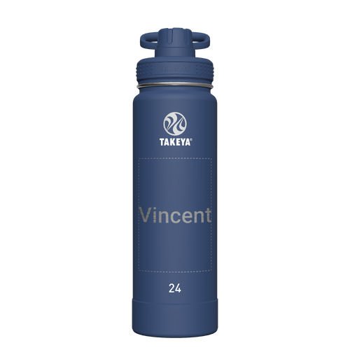 Actives Water Bottle With Spout Lid - customized