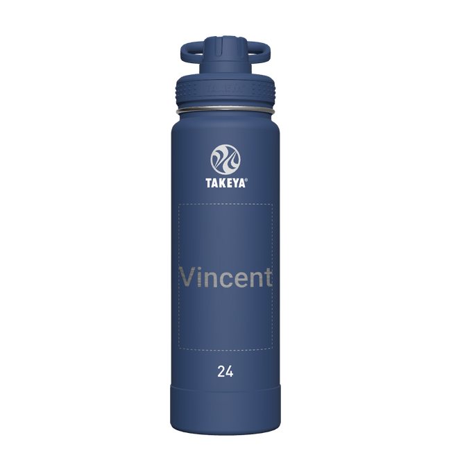 Actives Water Bottle With Spout Lid - customized