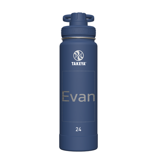 Actives Water Bottle With Spout Lid - customized