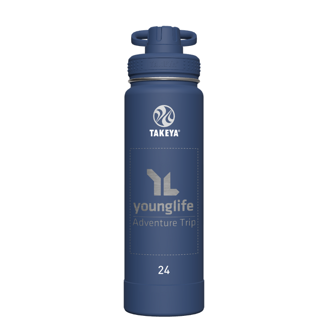 Actives Water Bottle With Spout Lid - customized