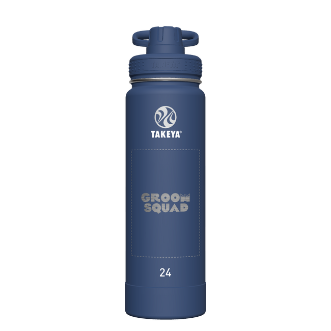 Actives Water Bottle With Spout Lid - customized