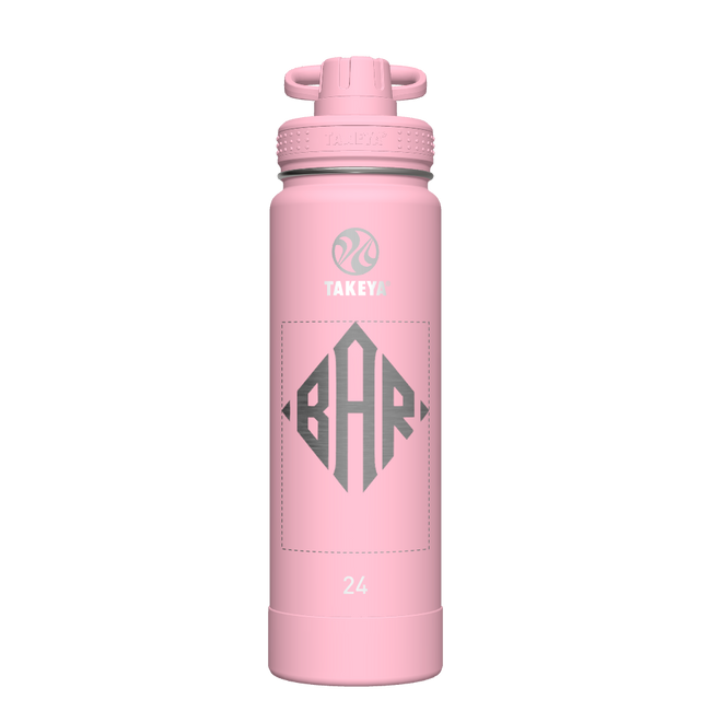 Actives Water Bottle With Spout Lid - customized