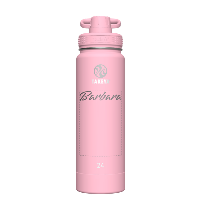 Actives Water Bottle With Spout Lid - customized