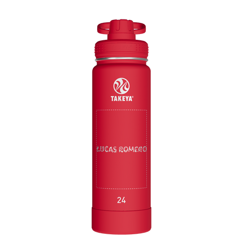 Actives Water Bottle With Spout Lid - customized