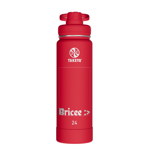 Actives Water Bottle With Spout Lid - customized