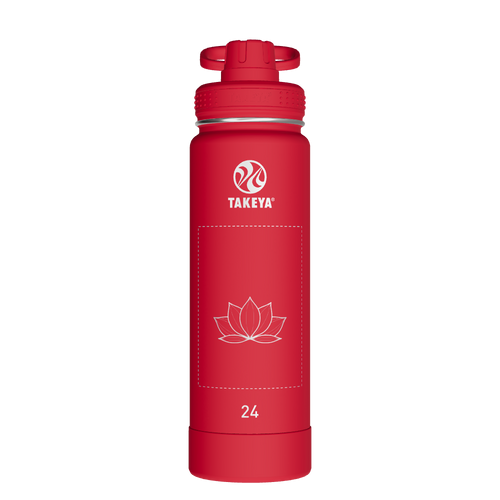 Actives Water Bottle With Spout Lid - customized