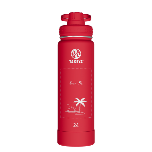Actives Water Bottle With Spout Lid - customized