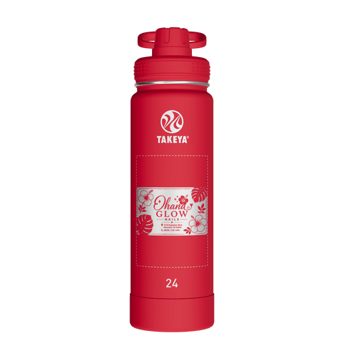 Actives Water Bottle With Spout Lid - customized