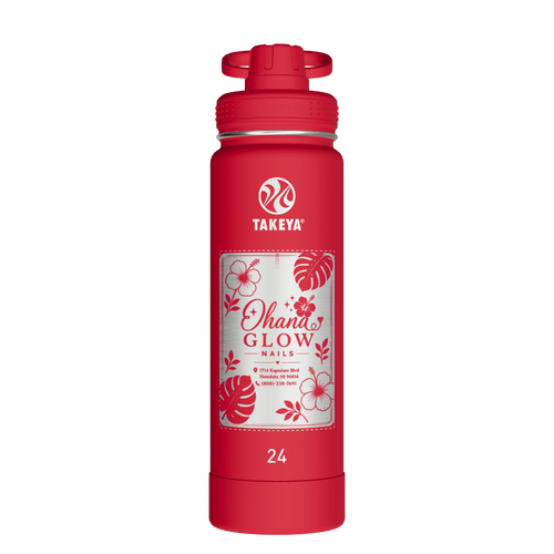 Actives Water Bottle With Spout Lid - customized