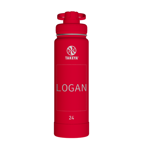 Actives Water Bottle With Spout Lid - customized
