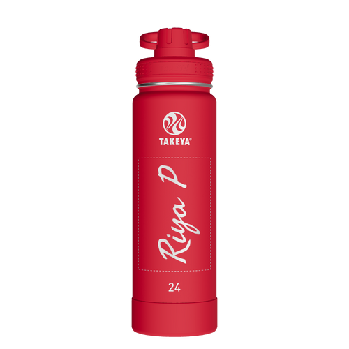 Actives Water Bottle With Spout Lid - customized