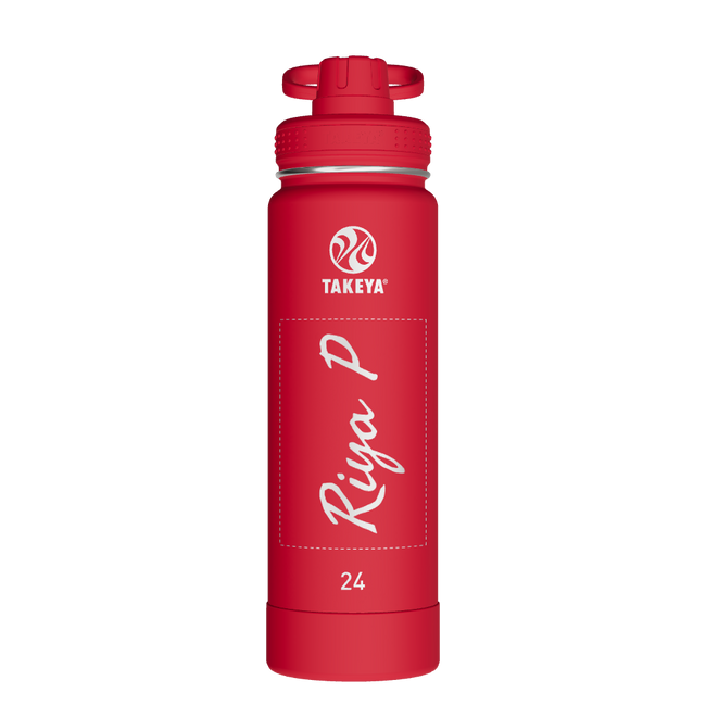 Actives Water Bottle With Spout Lid - customized