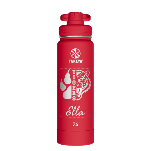 Actives Water Bottle With Spout Lid - customized