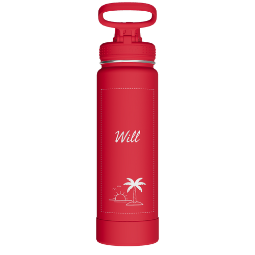 Actives Water Bottle With Spout Lid - customized