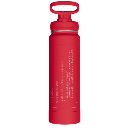 Actives Water Bottle With Spout Lid - customized