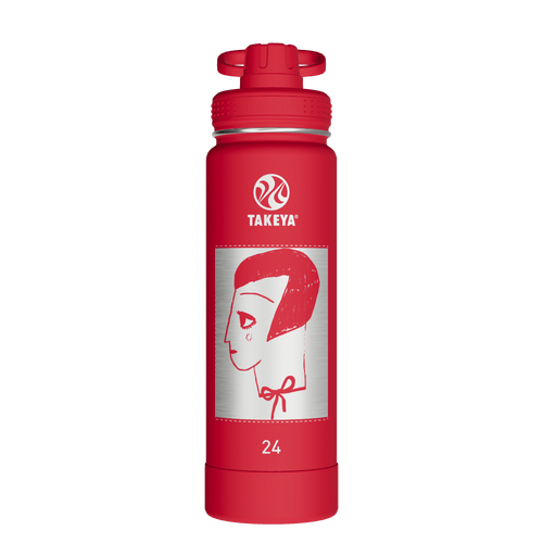 Actives Water Bottle With Spout Lid - customized