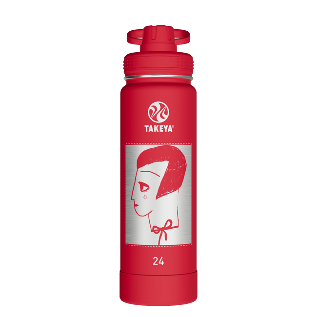 Actives Water Bottle With Spout Lid - customized