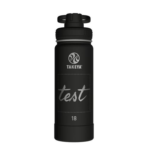 Actives Water Bottle With Spout Lid - customized