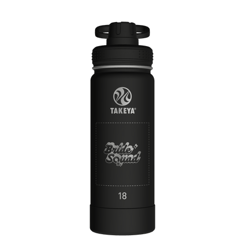 Actives Water Bottle With Spout Lid - customized