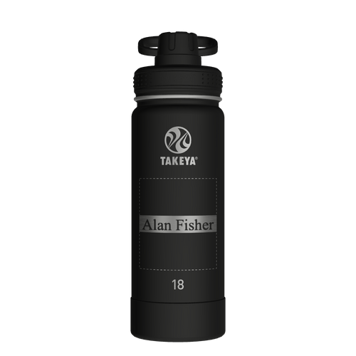 Actives Water Bottle With Spout Lid - customized