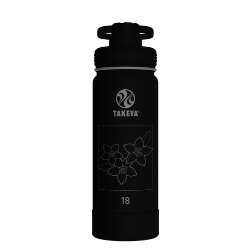 Actives Water Bottle With Spout Lid - customized