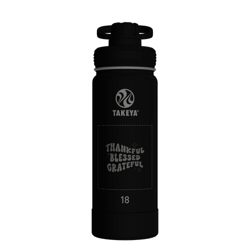 Actives Water Bottle With Spout Lid - customized